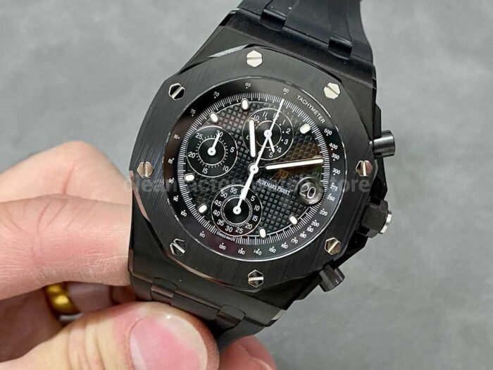 APF Factory Audemars Piguet Royal Oak Offshore Chronograph 26238CE.OO.1300CE.01 42mm Ceramic Rubber Strap Black Dial - Image 3