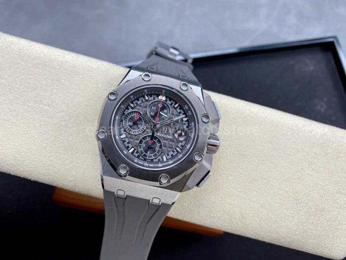 APF Factory Audemars Piguet Royal Oak Offshore Chronograph 26568IM.OO.A004CA.01 44mm Titanium Rubber Strap Grey Dial - Image 4
