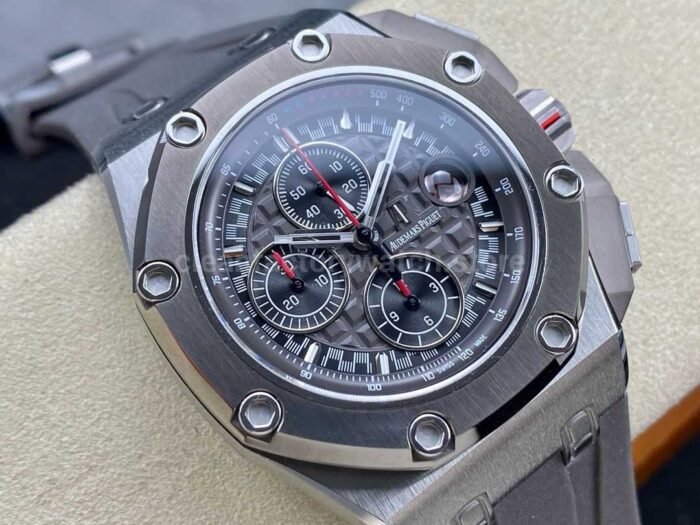 APF Factory Audemars Piguet Royal Oak Offshore Chronograph 26568IM.OO.A004CA.01 44mm Titanium Rubber Strap Grey Dial - Image 2