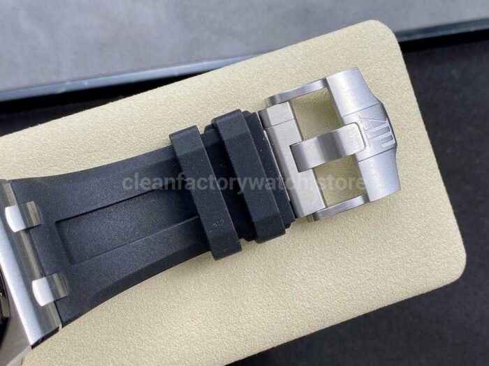 APF Factory Audemars Piguet Royal Oak Offshore Diver 15720CN.OO.A002CA.01 42mm White Gold Rubber Strap Black Dial - Image 9