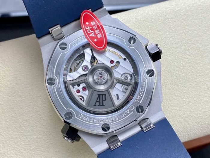 APF Factory Audemars Piguet Royal Oak Offshore Diver 15720ST.OO.A027CA.01 42mm Steel Rubber Strap Blue Dial - Image 7