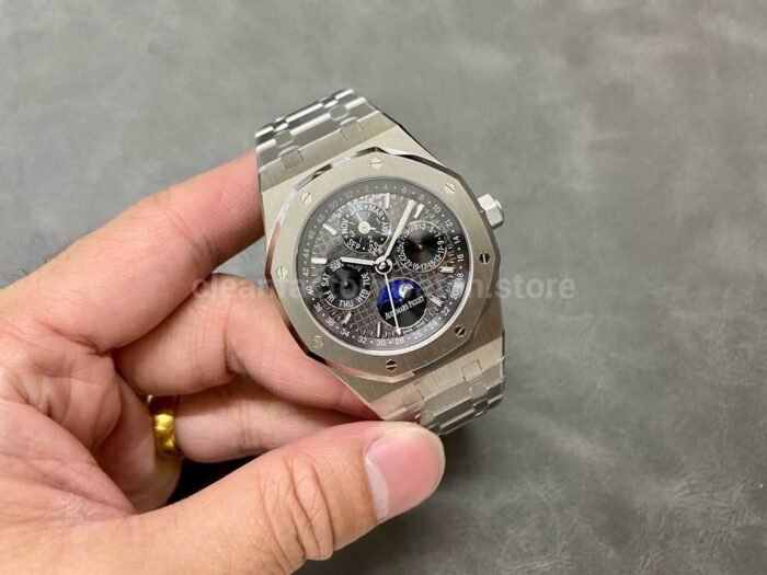 BBR Factory Audemars Piguet Royal Oak Perpetual Calendar 26607BC.OO .1220BC.02 41mm Ful 1 Super Clone Watch,Clean Factory Watch