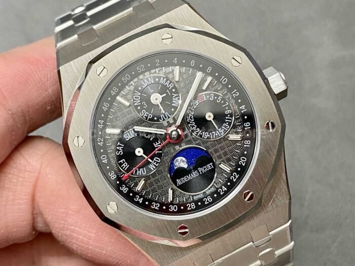BBR Factory Audemars Piguet Royal Oak Perpetual Calendar 26609TI.OO.1220TI.01 41mm Full Steel Grey Dial - Image 2