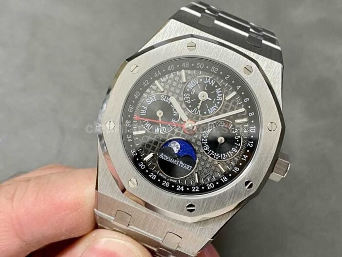 BBR Factory Audemars Piguet Royal Oak Perpetual Calendar 26609TI.OO.1220TI.01 41mm Full Steel Grey Dial - Image 3