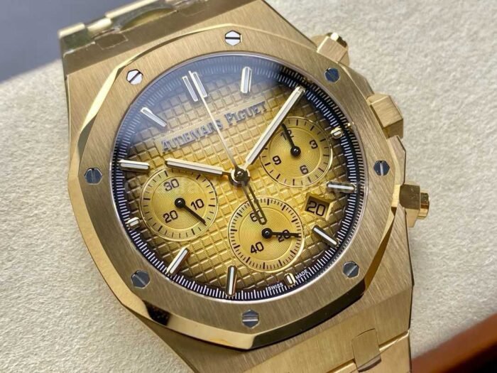 BF Factory Audemars Piguet Royal Oak Chronograph 26240BA.OO .1320BA.02 41mm Full Ye 6 Super Clone Watch,Clean Factory Watch