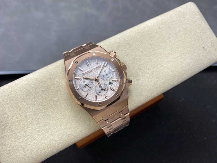 BF Factory Audemars Piguet Royal Oak Chronograph 26240OR.OO .1320OR.03 41mm Full Rose Gol 5 Super Clone Watch,Clean Factory Watch