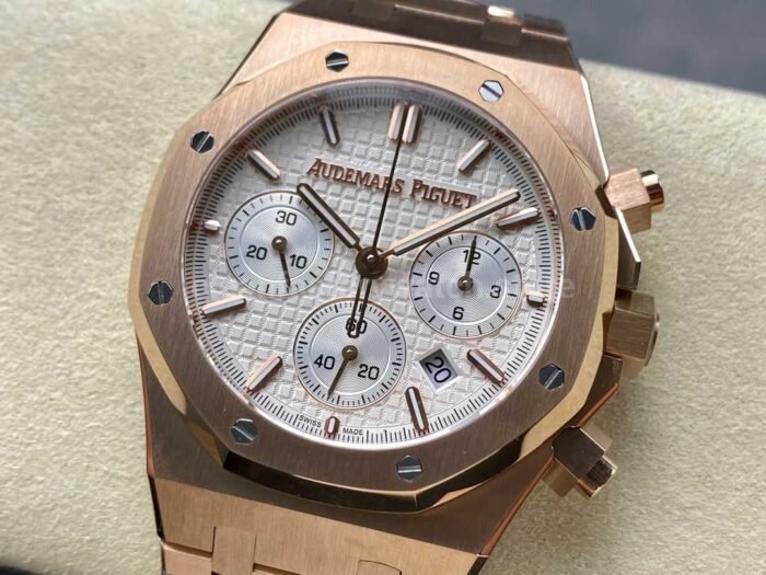 BF Factory Audemars Piguet Royal Oak Chronograph 26240OR.OO .1320OR.03 41mm Full Rose Gol 7 Super Clone Watch,Clean Factory Watch