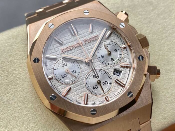 BF Factory Audemars Piguet Royal Oak Chronograph 26240OR.OO .1320OR.03 41mm Full Rose Gol 8 Super Clone Watch,Clean Factory Watch