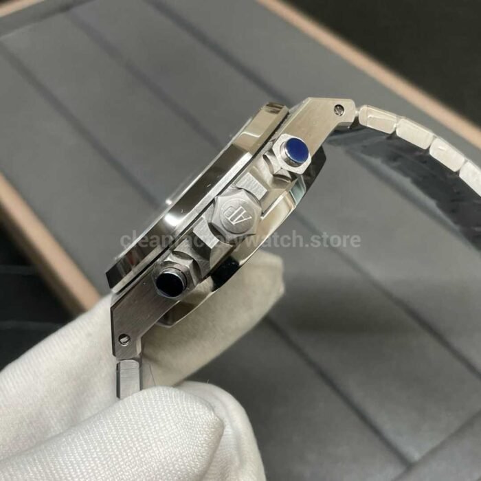 BF Factory Audemars Piguet Royal Oak Chronograph 26240ST.OO .1320ST.04 41mm Full Steel Green 7 Super Clone Watch,Clean Factory Watch