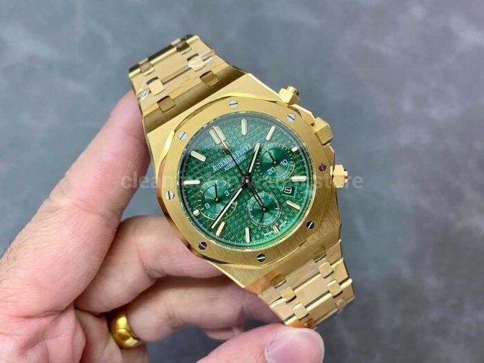 BF Factory Audemars Piguet Royal Oak Chronograph 26331BA.OO .1220BA.02 41mm Full Yellow 4 Super Clone Watch,Clean Factory Watch