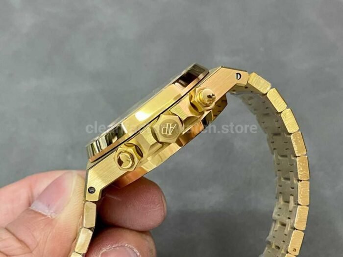 BF Factory Audemars Piguet Royal Oak Chronograph 26331BA.OO .1220BA.02 41mm Full Yellow 5 Super Clone Watch,Clean Factory Watch