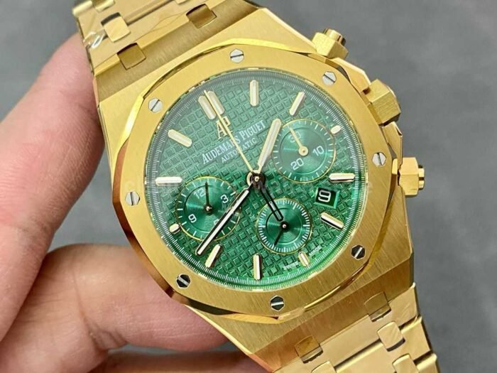 BF Factory Audemars Piguet Royal Oak Chronograph 26331BA.OO .1220BA.02 41mm Full Yellow 8 Super Clone Watch,Clean Factory Watch
