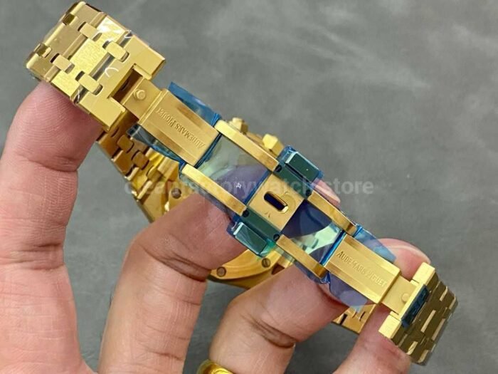 BF Factory Audemars Piguet Royal Oak Chronograph 26331BA.OO .1220BA.02 41mm Full Yellow G 1 Super Clone Watch,Clean Factory Watch