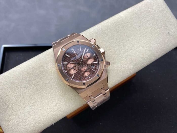 BF Factory Audemars Piguet Royal Oak Chronograph 26331OR.OO .1220OR.02 41mm Full Rose Go 4 Super Clone Watch,Clean Factory Watch