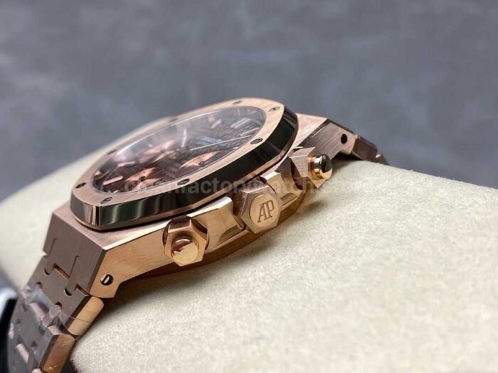 BF Factory Audemars Piguet Royal Oak Chronograph 26331OR.OO .1220OR.02 41mm Full Rose Go 7 Super Clone Watch,Clean Factory Watch
