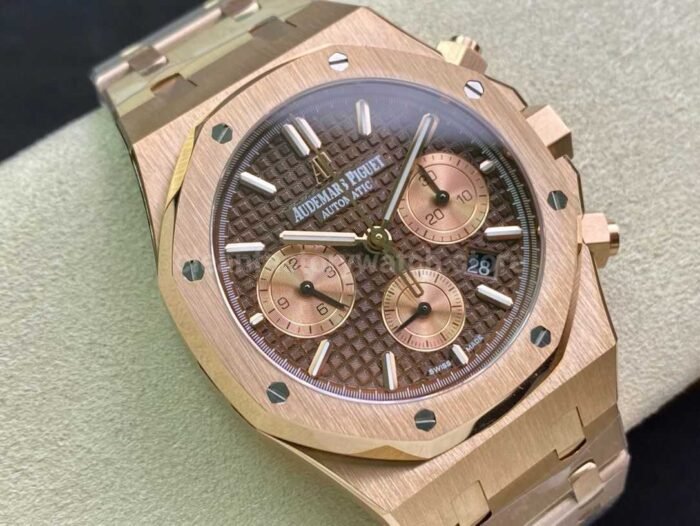 BF Factory Audemars Piguet Royal Oak Chronograph 26331OR.OO .1220OR.02 41mm Full Rose Gol 9 Super Clone Watch,Clean Factory Watch