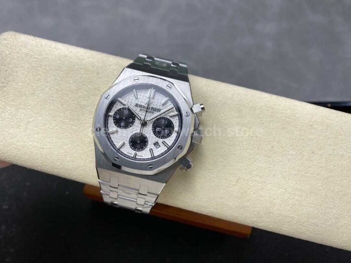 BF Factory Audemars Piguet Royal Oak Chronograph 26331ST.OO.1220ST.03 41mm Full Steel Black Eye Silver Dial - Image 5