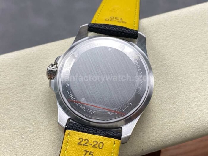 BLS Factory Breitling Avenger A17328101B1X1 42mm Steel Calf skin Strap Black Dial 6 Super Clone Watch,Clean Factory Watch
