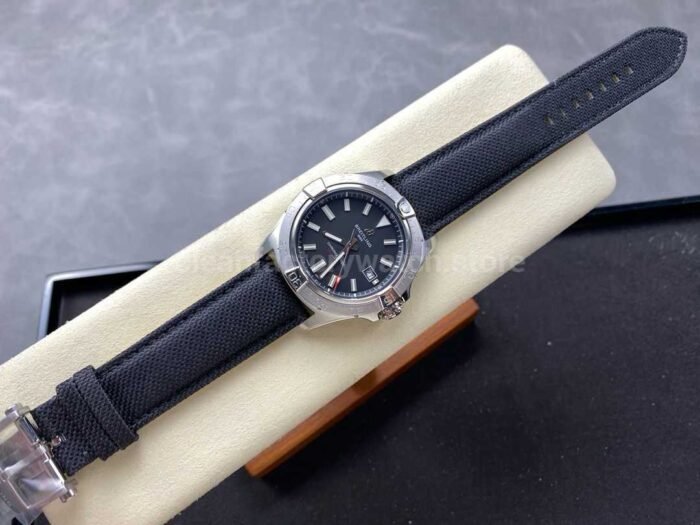 BLS Factory Breitling Avenger A17328101B1X1 42mm Steel Calf skin Strap Black Dial 9 Super Clone Watch,Clean Factory Watch