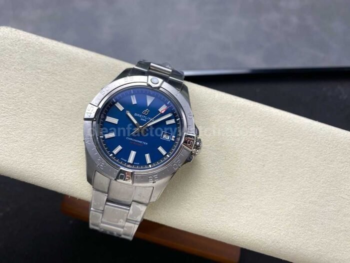 BLS Factory Breitling Avenger A17328101C1A1 42mm Full Steel Blue Dial 5 Super Clone Watch,Clean Factory Watch