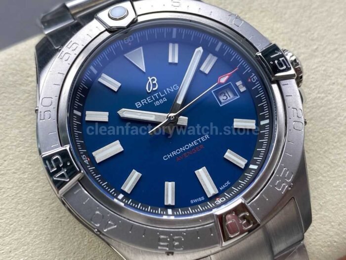 BLS Factory Breitling Avenger A17328101C1A1 42mm Full Steel Blue Dial 8 Super Clone Watch,Clean Factory Watch