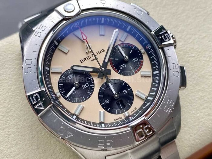BLS Factory Breitling Avenger B01 Chronograph AB0147101A1A1 44mm Full Steel Brown Dial 3 Super Clone Watch,Clean Factory Watch