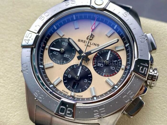 BLS Factory Breitling Avenger B01 Chronograph AB0147101A1A1 44mm Full Steel Brown Dial 7 Super Clone Watch,Clean Factory Watch