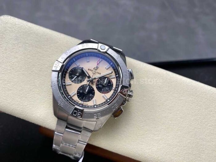 BLS Factory Breitling Avenger B01 Chronograph AB0147101A1A1 44mm Full Steel Brown Dial 9 Super Clone Watch,Clean Factory Watch