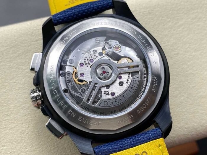 BLS Factory Breitling Avenger SB01474A1C1X1 44mm Ceramic Dark Blue Calf Skin Strap Dark Blue 4 Super Clone Watch,Clean Factory Watch