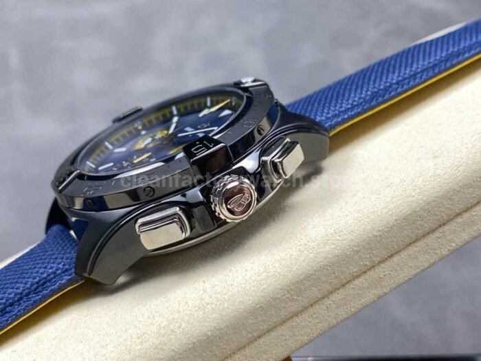 BLS Factory Breitling Avenger SB01474A1C1X1 44mm Ceramic Dark Blue Calf Skin Strap Dark Blue 5 Super Clone Watch,Clean Factory Watch