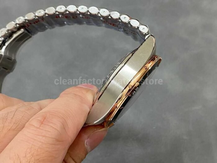 BLS Factory Breitling Chronomat B01 44mm Rose GoldSteel Ceramics Bezel Black Dial 3 Super Clone Watch,Clean Factory Watch