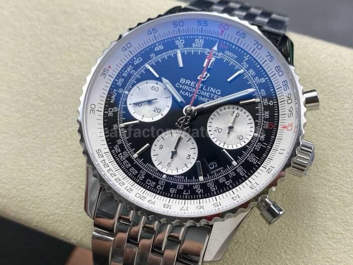 BLS Factory Breitling Navitimer B01 Chronograph AB0121211B1A1 43mm Full Ste 4 Super Clone Watch,Clean Factory Watch