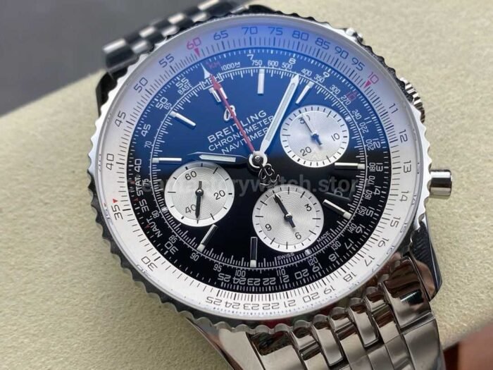 BLS Factory Breitling Navitimer B01 Chronograph AB0121211B1A1 43mm Full Ste Super Clone Watch,Clean Factory Watch