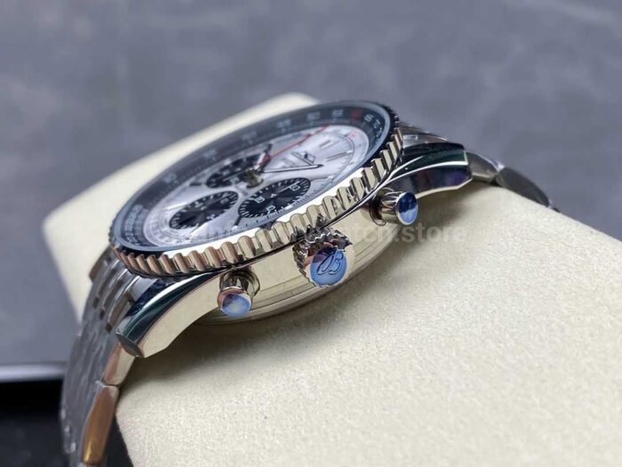 BLS Factory Breitling Navitimer B01 Chronograph AB0138241G1A1 43mm Full Steel 4 Super Clone Watch,Clean Factory Watch