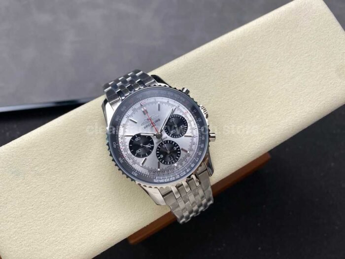 BLS Factory Breitling Navitimer B01 Chronograph AB0138241G1A1 43mm Full Steel 5 Super Clone Watch,Clean Factory Watch