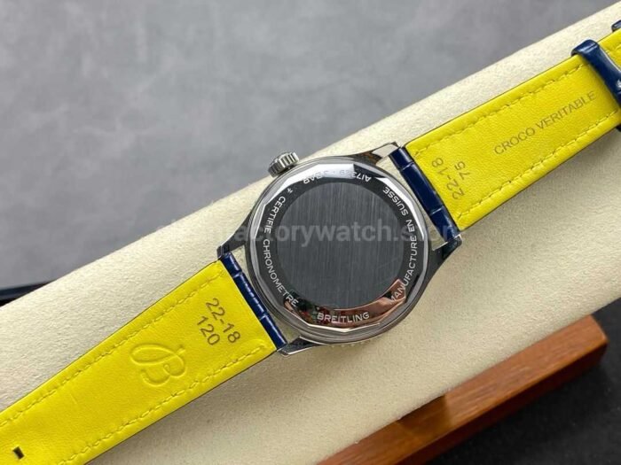 BLS Factory Breitling Navitimer GMT A32310251B1A1 41mm Steel Leather Strap Blue Dial 6 Super Clone Watch,Clean Factory Watch