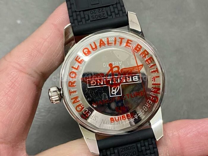 BLS Factory Breitling Superocean Heritage 42 LAB2010121L1S1 42mm Steel Rubber Strap Green Dial - Image 7