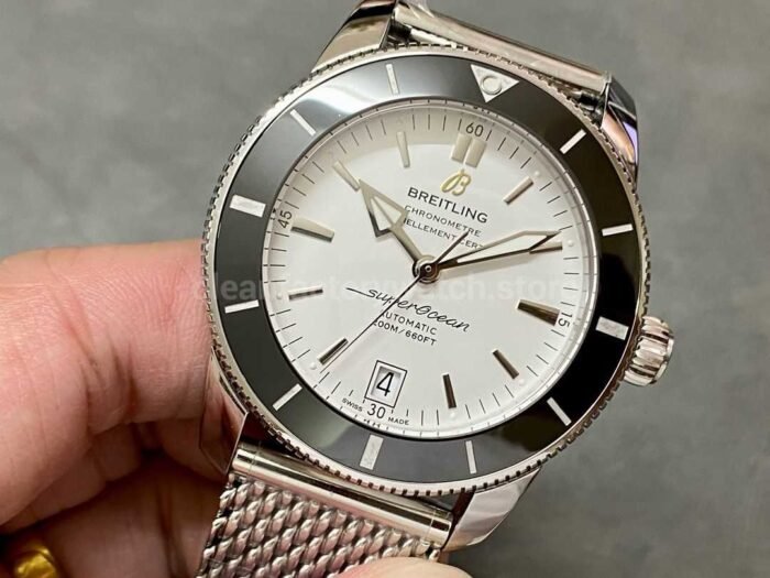 BLS Factory Breitling Superocean Heritage 42 A1732124/G717 Full Steel White Dial - Image 3