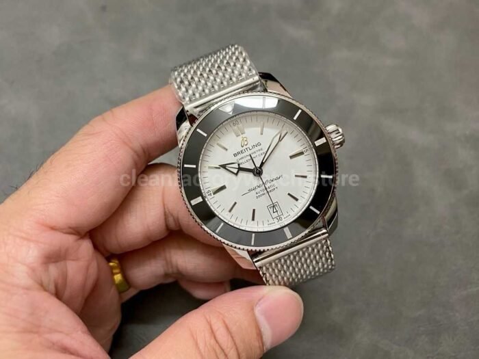 BLS Factory Breitling Superocean Heritage 42 A1732124/G717 Full Steel White Dial - Image 4