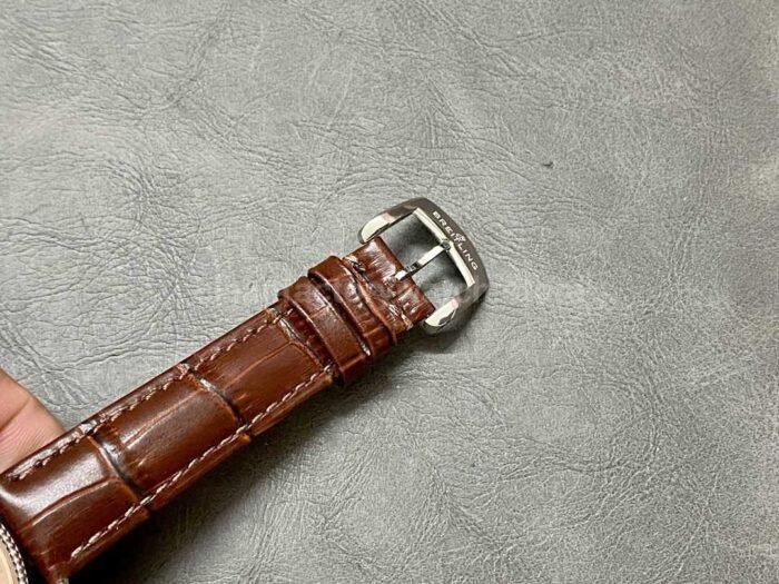 BLS Factory Breitling Womens Navitimer A17395201K1P2 35mm Steel Leather Strap Champagne Dial 1 Super Clone Watch,Clean Factory Watch