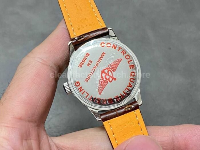 BLS Factory Breitling Womens Navitimer A17395201K1P2 35mm Steel Leather Strap Champagne Dial 7 Super Clone Watch,Clean Factory Watch