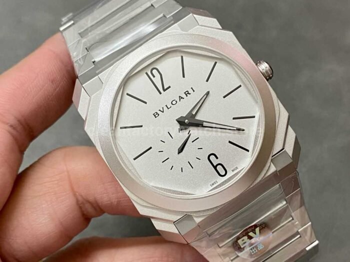 BV Factory Bvlgari Octo Finissimo 103011 40mm Full Silver Steel Silver Dial - Image 2