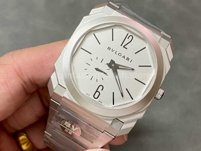 BV Factory Bvlgari Octo Finissimo 103011 40mm Full Silver Steel Silver Dial - Image 3