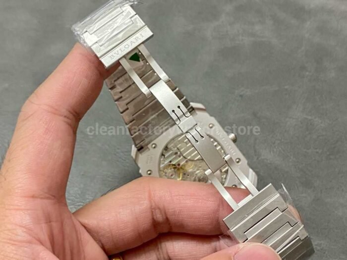 BV Factory Bvlgari Octo Finissimo 103011 40mm Full Silver Steel Silver Dial - Image 9