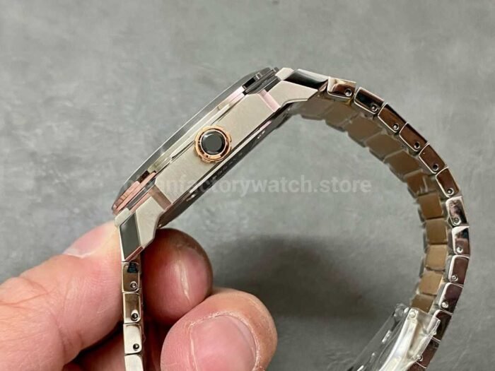 BV Factory Bvlgari Octo Finissimo 40mm Rose GoldSteel White Dial 8 Super Clone Watch,Clean Factory Watch