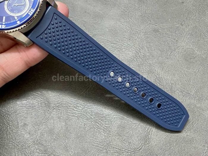 F5 Factory Cartier Calibre de Cartier Diver WSCA0010 42mm Steel Rubber Strap Roman Numerals Blue Dial 5 Super Clone Watch,Clean Factory Watch