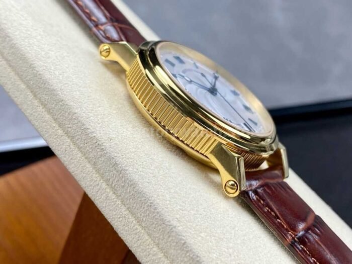 HG Factory Breguet Marine 5817BA129V8 39mm Rose Gold Leather Strap Silver Dial 1 Super Clone Watch,Clean Factory Watch