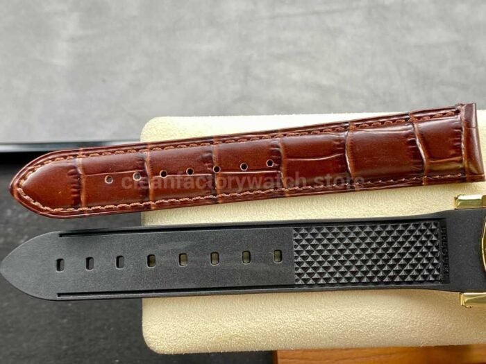 HG Factory Breguet Marine 5817BA129V8 39mm Rose Gold Rubber Strap Silver Dial 13 Super Clone Watch,Clean Factory Watch