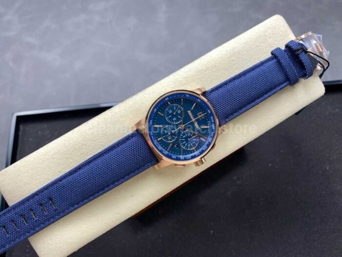 OMF Factory Audemars Piguet Code 11.59 26393OROOA027KB01 41mm Rose Gold Canvas Strap Blue Di 1 Super Clone Watch,Clean Factory Watch