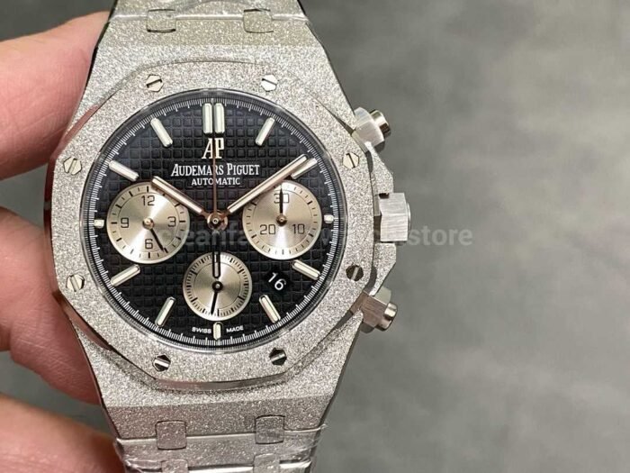 OMF Factory Frosted Audemars Piguet Royal Oak Chronograph 26240BCGG1224BC02 41mm S 5 Super Clone Watch,Clean Factory Watch